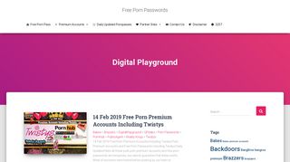Digital Playground • Free Porn Passwords