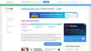 Access gratisawards.com. Gratis Awards - Login