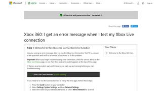 Xbox 360 Can't Connect to Xbox Live - Xbox Support