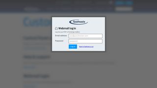 Webmail Login - Fasthosts