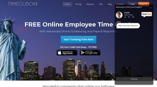 Time Clock Hub - Free Employee Time Clock and Payroll Reporting