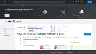 iCloud sign into new device triggers notification or email? - Ask ...