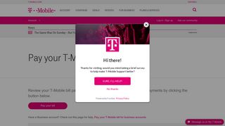 Pay your T-Mobile bill | T-Mobile Support