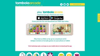 Download tombola arcade's Free App for Mobile & Tablet Here