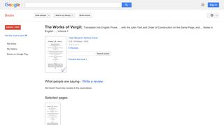 The Works of Vergil: Translated Into English Prose... : with the ...