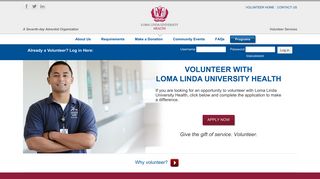 Volunteer - Loma Linda University Health Volunteers