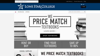 Welcome to Lone Star College District Bookstore