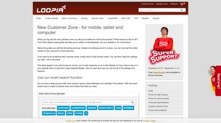 Loopia Customer zone - your control panel - Loopia.com
