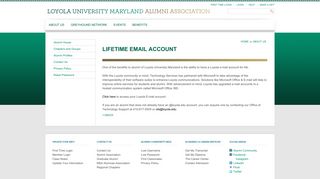 Loyola University Maryland - Lifetime Email Account