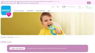 MAM Club - Newsletter, prizes and calendars - MAM baby