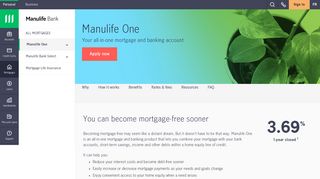 Manulife One - Mortgages Manulife Bank