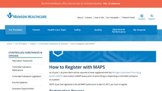 How to Register with MAPS | Munson Healthcare