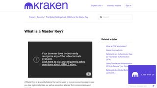 What is a Master Key? – Kraken