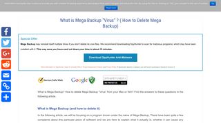 What is Mega Backup 