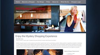 MSI Mystery Shopping: Home