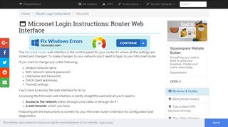 Micronet Login: How to Access the Router Settings | RouterReset
