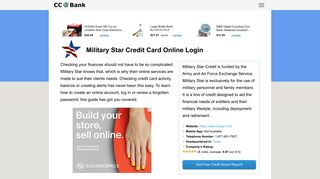 Military Star Credit Card Online Login - CC Bank