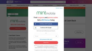 Up to $5 Off Mint Mobile Coupons, Promo Codes + $10.00 Cash Back