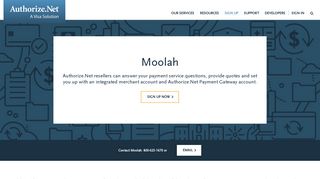 Moolah | Authorize.Net