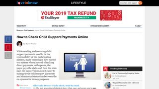 How to Check Child Support Payments Online | LoveToKnow