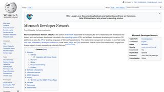 Microsoft Developer Network - Wikipedia