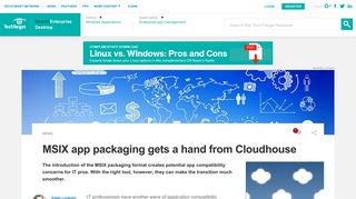 MSIX app packaging gets a hand from Cloudhouse