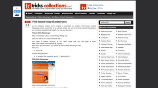 Web Based Instant Messengers | Tricks-Collections.Com