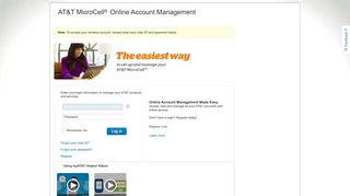 AT&T MicroCell® Online Account Management