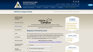 Mukwonago Area School District - Infinite Campus Home