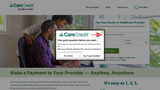 Care Credit Pay My Provider
