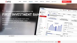The online banking platform My Fibank - Whiz