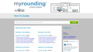 MyRounding Solutions | Portal