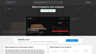 Myturningstone.com. My Turning Stone | Login