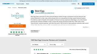 Top 1,042 Reviews and Complaints about Best Egg
