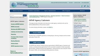 MFMP Agency Customers / MyFloridaMarketPlace / State Purchasing ...