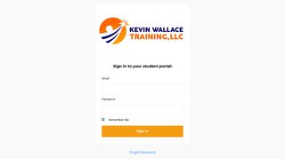 Login - Kevin Wallace Training, LLC