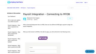 Payroll Integration - Connecting to MYOB – EMPLOYMENT HERO ...