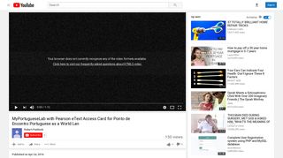 MyPortugueseLab with Pearson eText Access Card for Ponto de ...