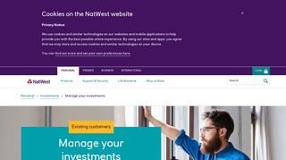 Manage Your Investments | Natwest