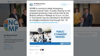 NC Medical Board on Twitter: 