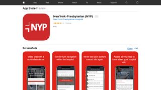 NewYork-Presbyterian (NYP) on the App Store - iTunes - Apple