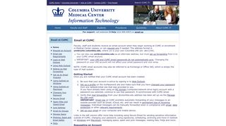 Email at CUMC - CUMC IT - Columbia University Irving Medical Center
