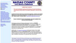 Nassau County Civil Service Commission