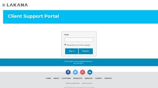 LAKANA Customer Portal