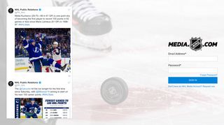 NHL.com Media Site - Login