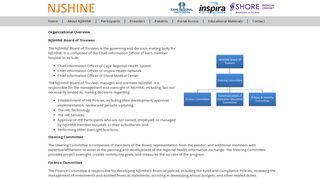 Organizational Overview | NJSHINE