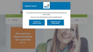 NS&I Adviser: Home Page