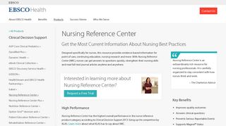 Nursing Reference Center | Evidence-Based Nursing Resources ...