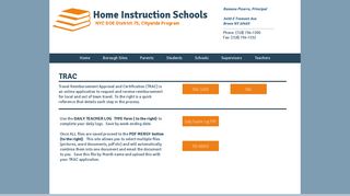 home-instruction | TRAC - Home Instruction Schools
