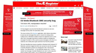 O2 binds Bluebook SMS security bug • The Register